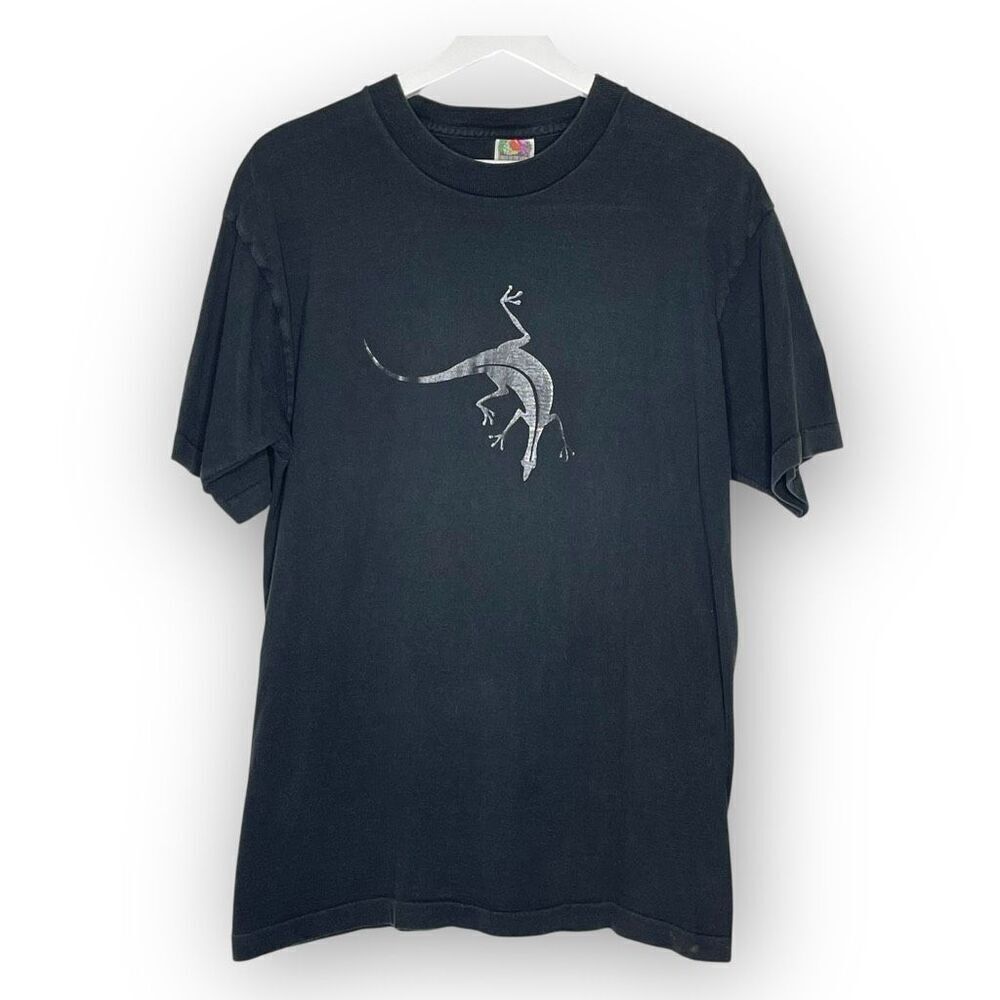 The Black Lizard Flaming Gorge Utah Fruit of the Loom Heavy Cotton Tshirt Large